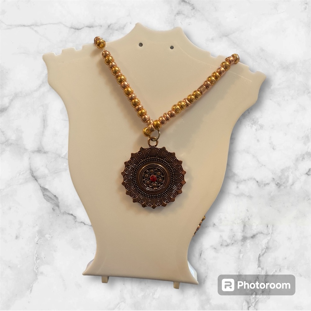 Handmade with love necklace.